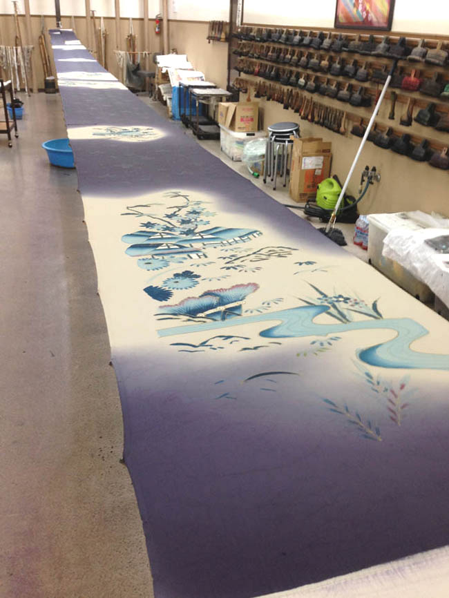 訪問着染め替え