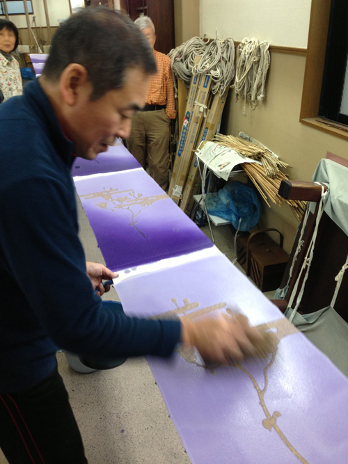 京友禅染めの講師